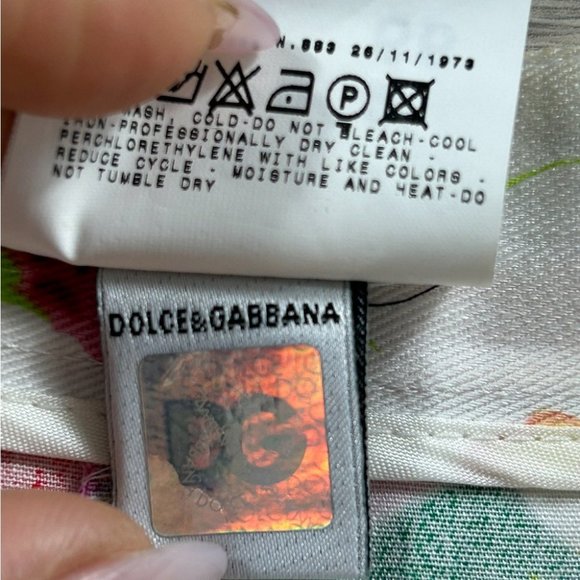 D&G Floral Print Knee Length Skirt - Picture 10 of 14